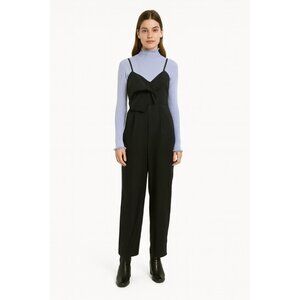 NWT Azul by Moussy Twist Layered All in One Black Jumpsuit